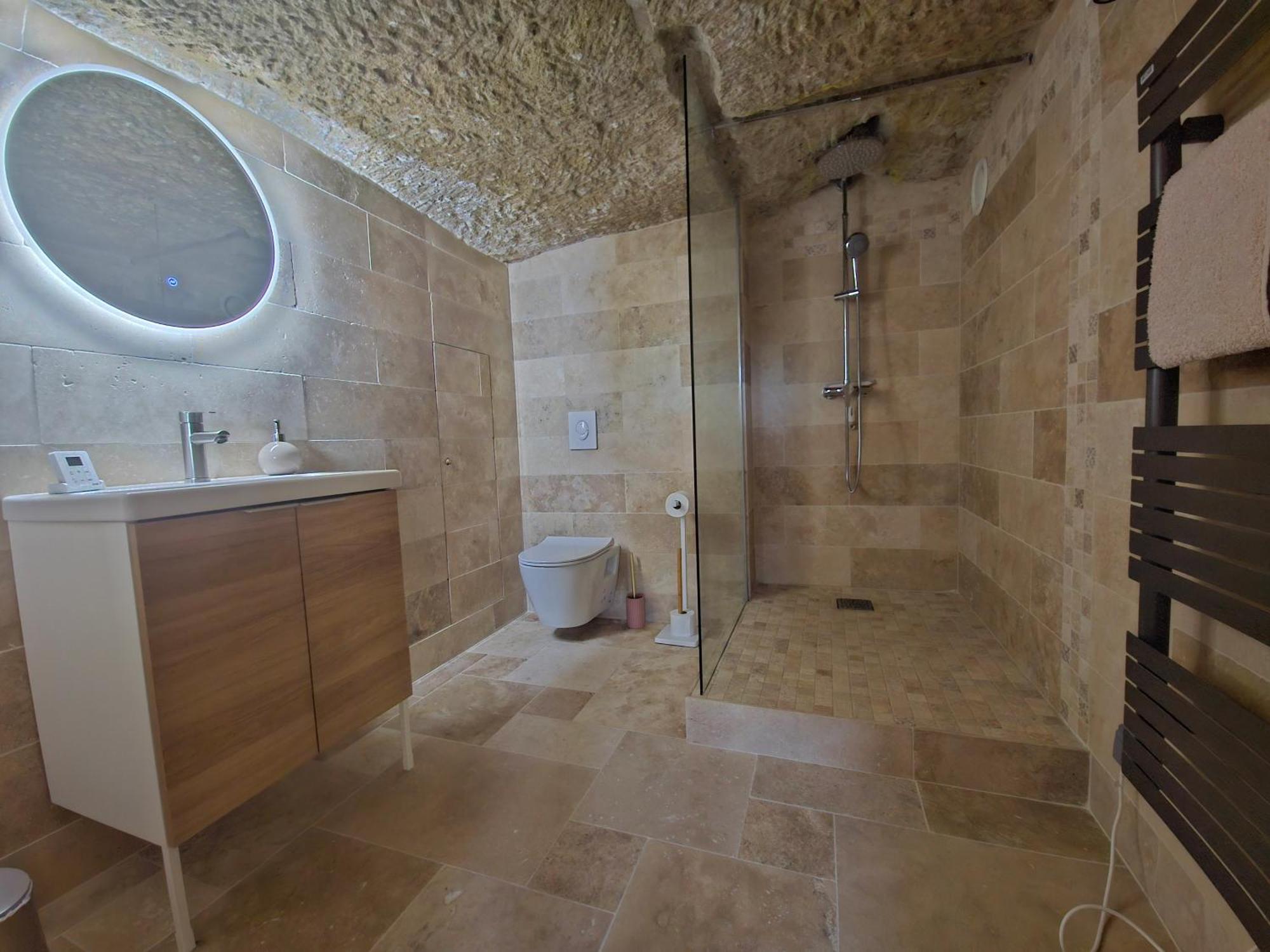 Apartament Le Cocon Troglodyte Saint-Étienne-de-Chigny Zewnętrze zdjęcie